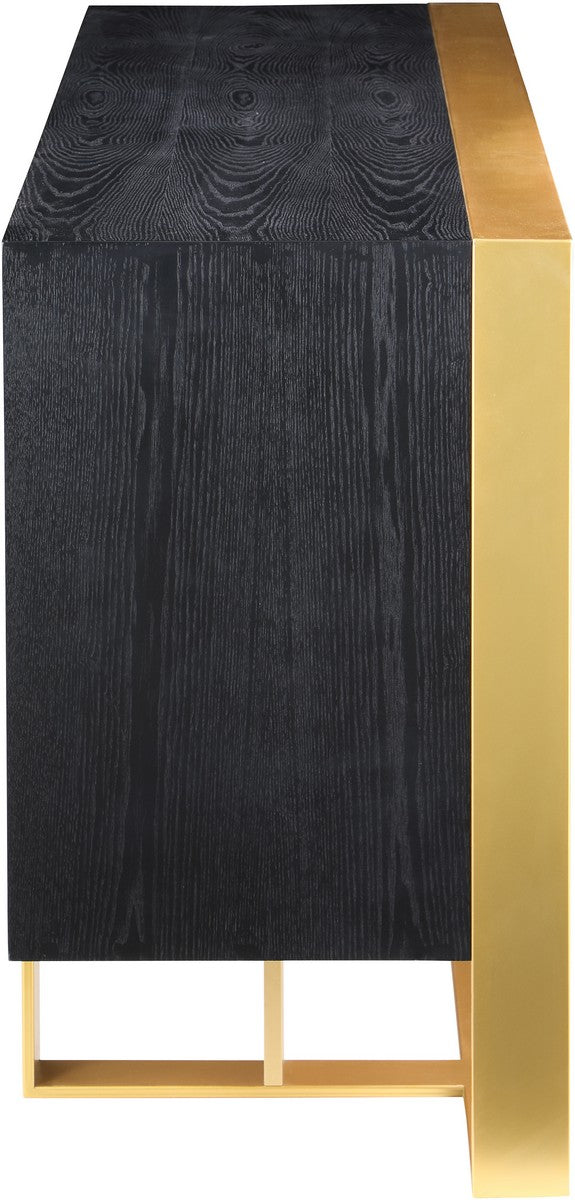 Meridian Furniture Sherwood Black Wood Sideboard/Buffet