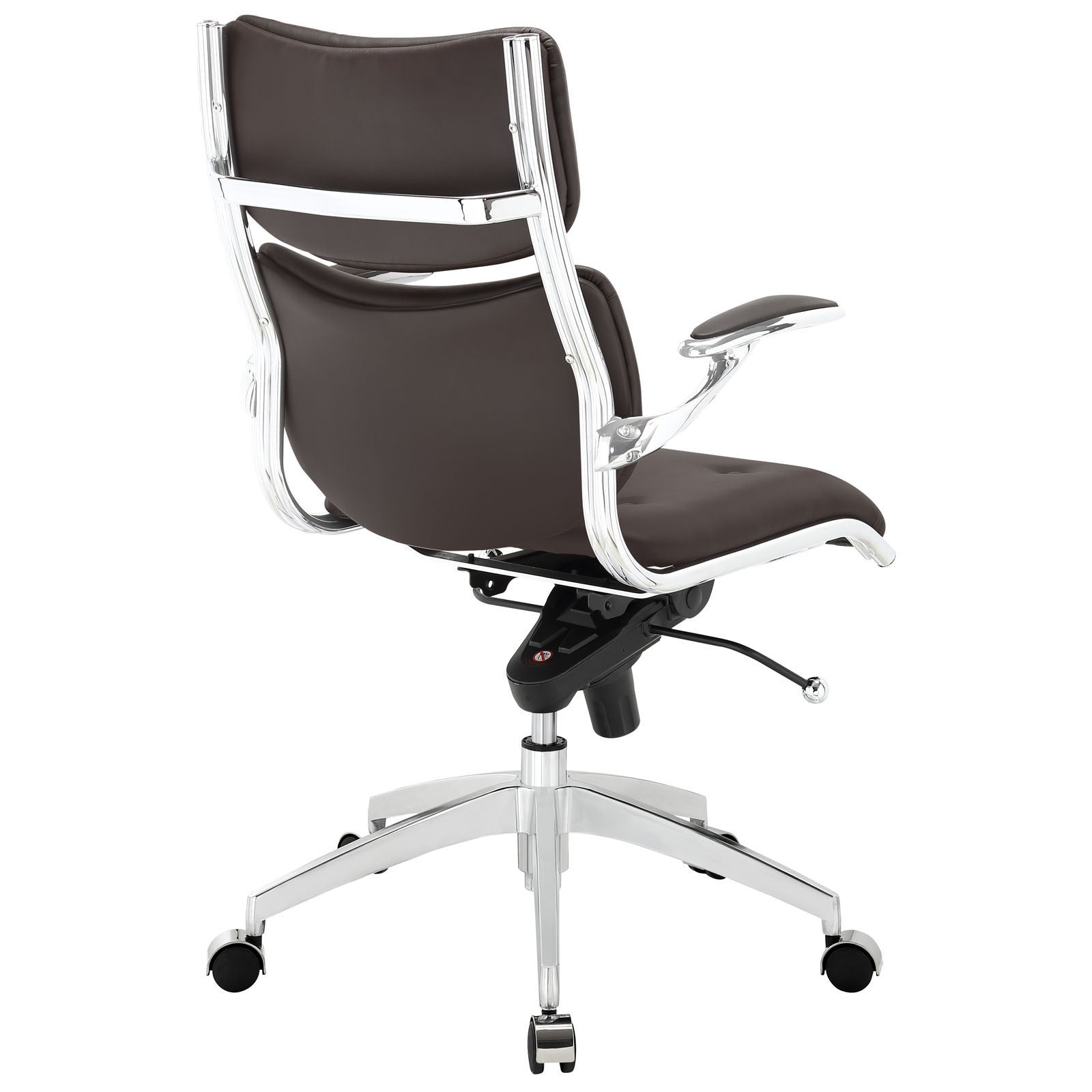 Modway Modern Push Mid Back Adjustable Computer Office Chair EEI-1062-Minimal & Modern