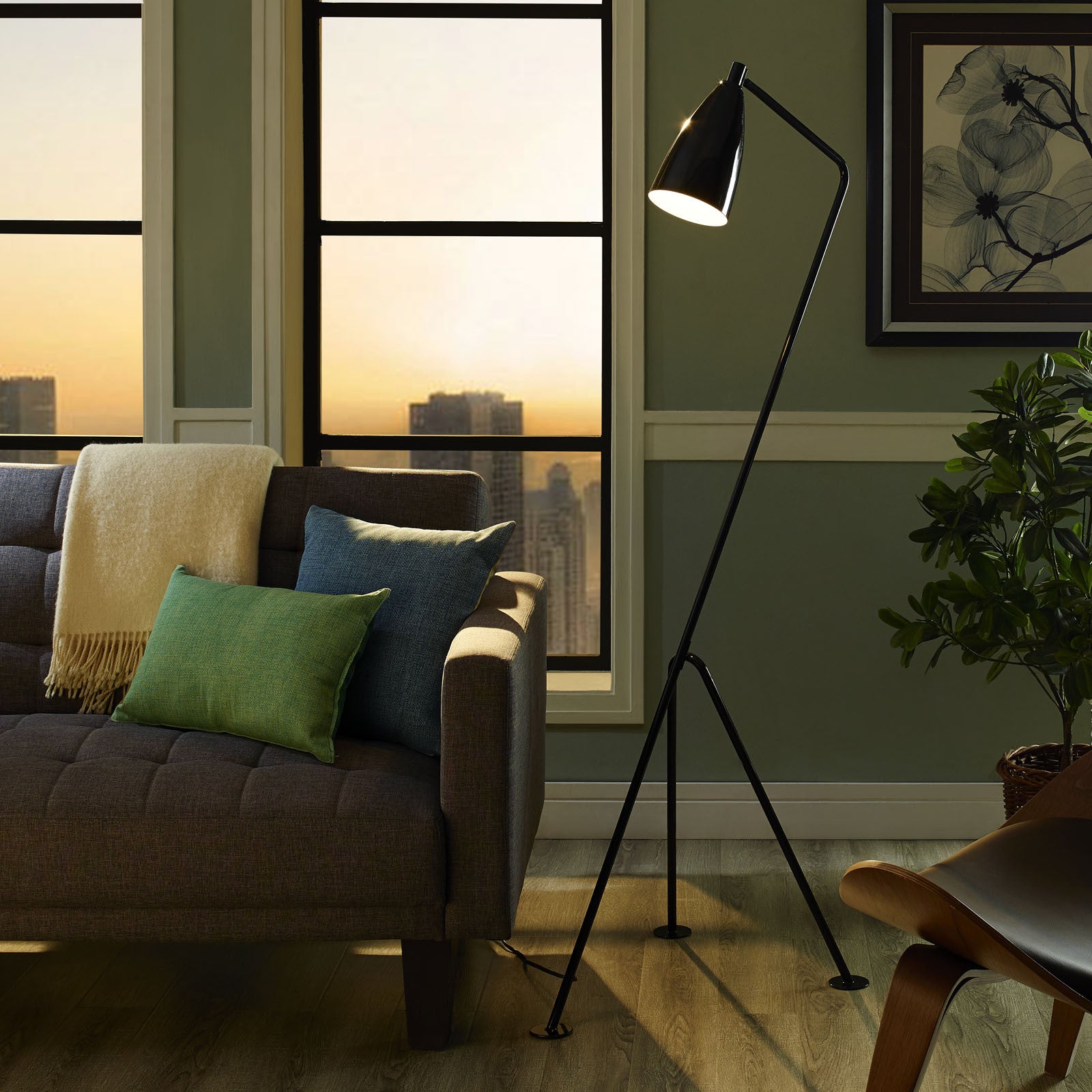 Modway Furniture Askance Floor Lamp EEI-1227-Minimal & Modern