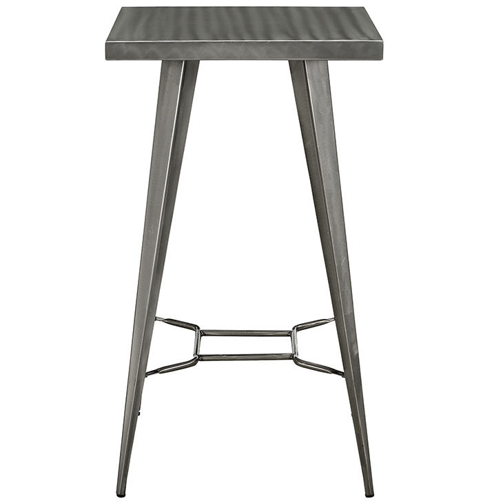 Modway Furniture Modern Direct Bar Table in Gunmetal EEI-2037-GME-Minimal & Modern