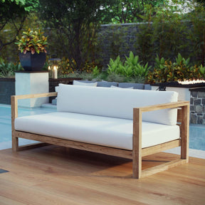 Modway Furniture Modern Upland Outdoor Patio Teak Sofa - EEI-2707