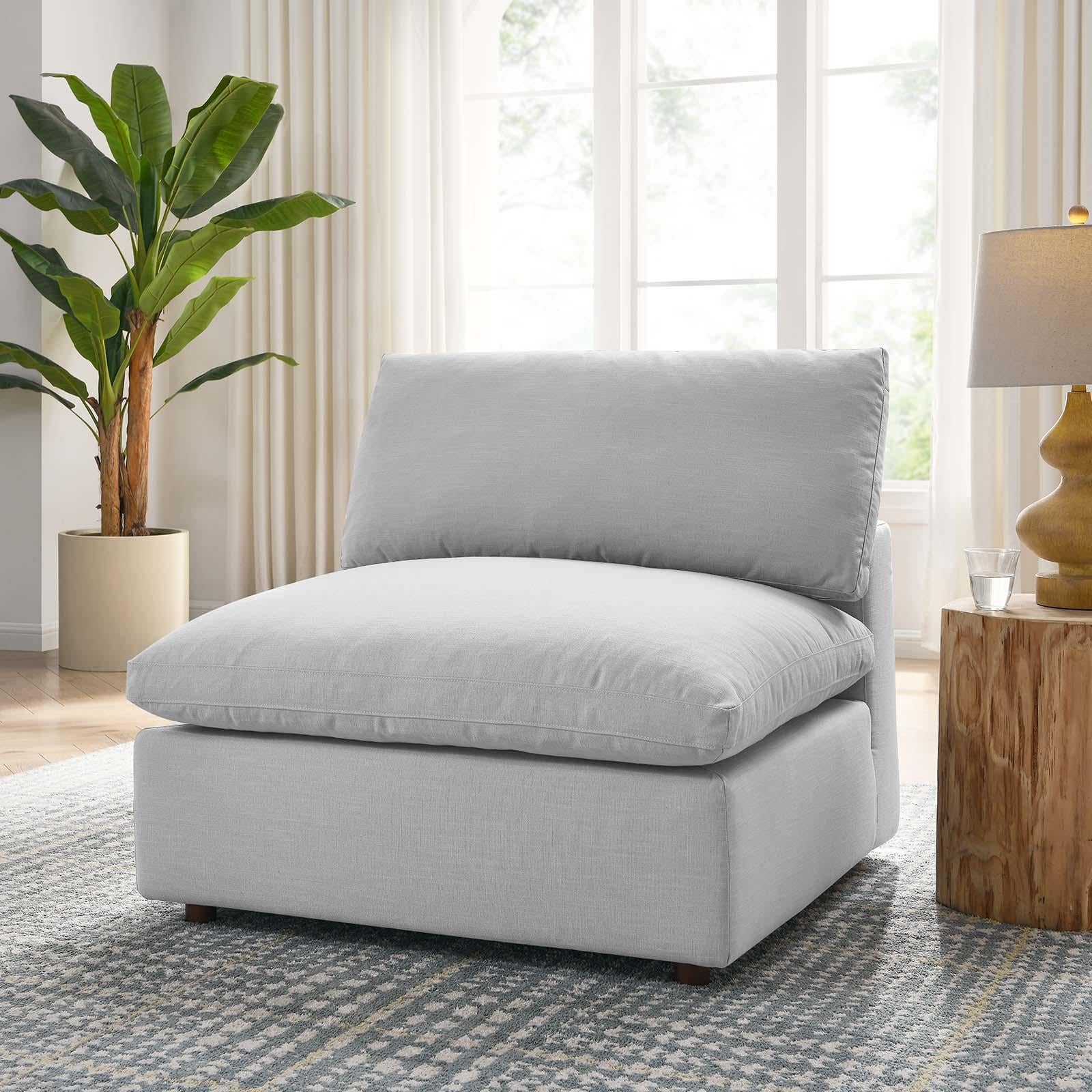 Modway Furniture Modern Commix Down Filled Overstuffed Armless Chair - EEI-3270