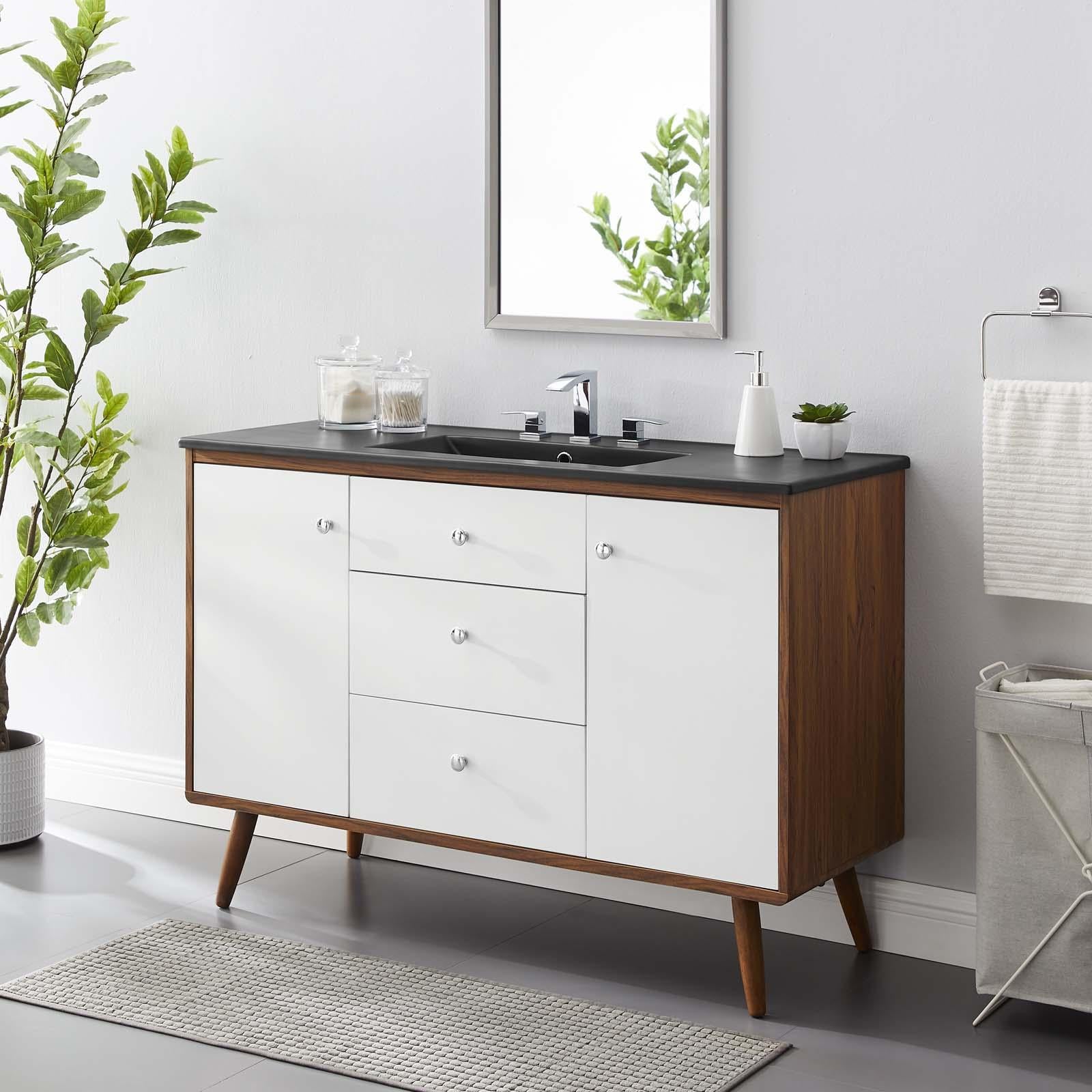 Modway Furniture Modern Transmit 48" Single Sink Bathroom Vanity - EEI-5397