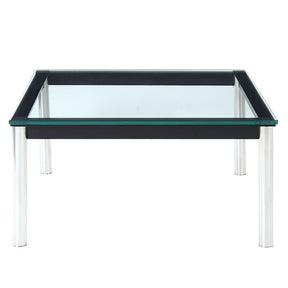 Modway Furniture Modern Metal and Glass Charles Side Table in Black EEI-571-BLK-Minimal & Modern