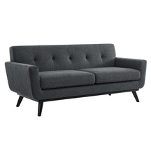 Modway Furniture Modern Engage Herringbone Fabric Loveseat - EEI-5759