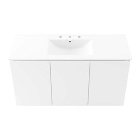 Modway Furniture Modern Bryn 48" Wall-Mount Bathroom Vanity - EEI-5780