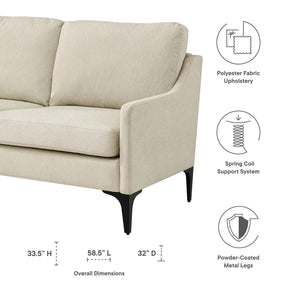Modway Furniture Modern Corland Upholstered Fabric Loveseat - EEI-6021