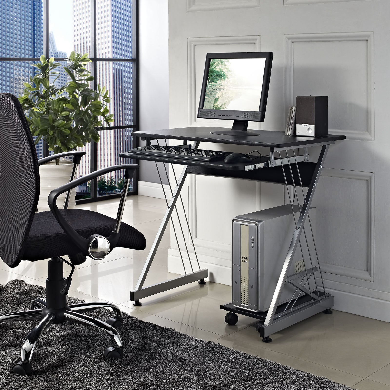 Modway Furniture Practicle Modern Office Writing Sleek Computer Desk EEI-706-Minimal & Modern