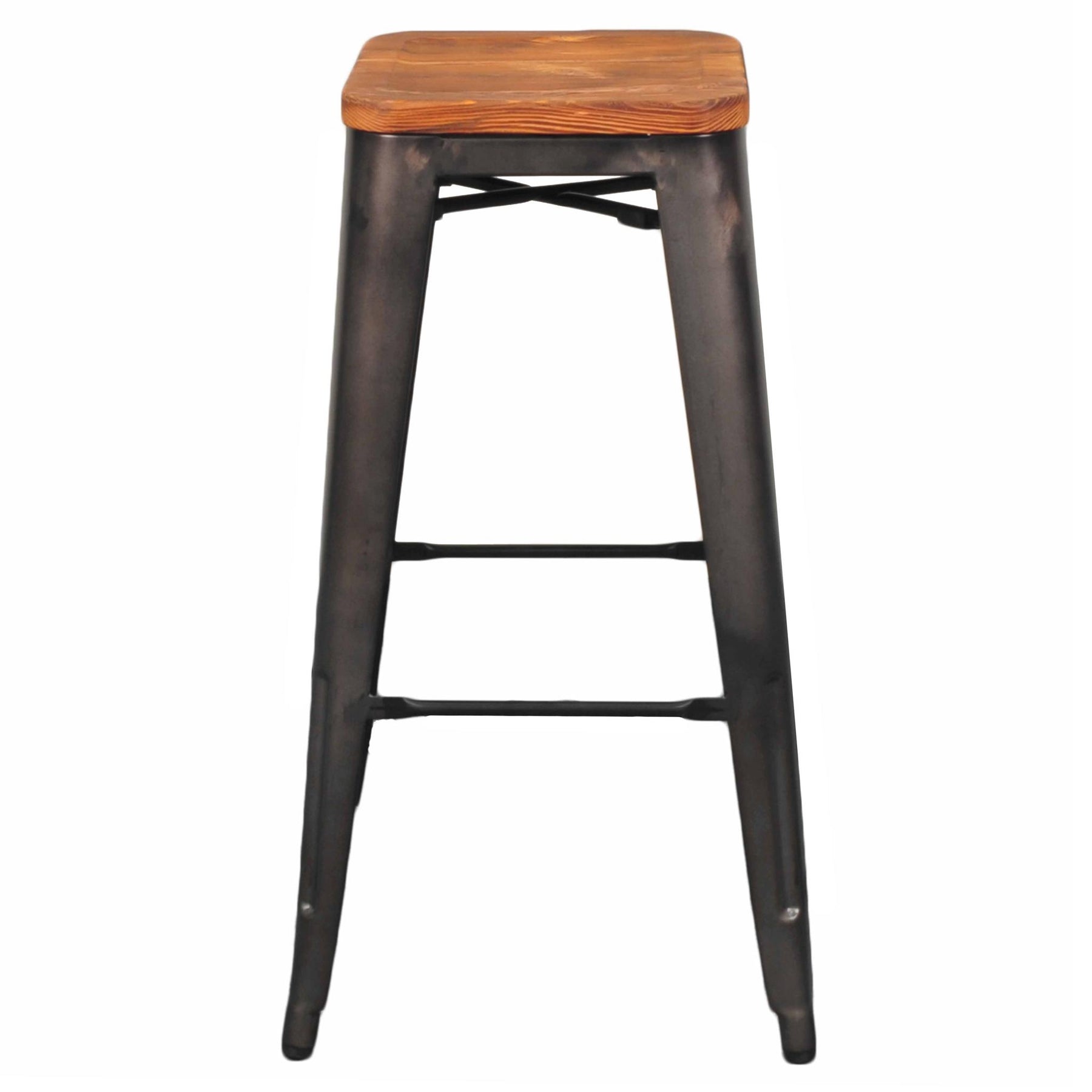Metropolis Backless Bar Stool (Set of 4) by New Pacific Direct - 938631