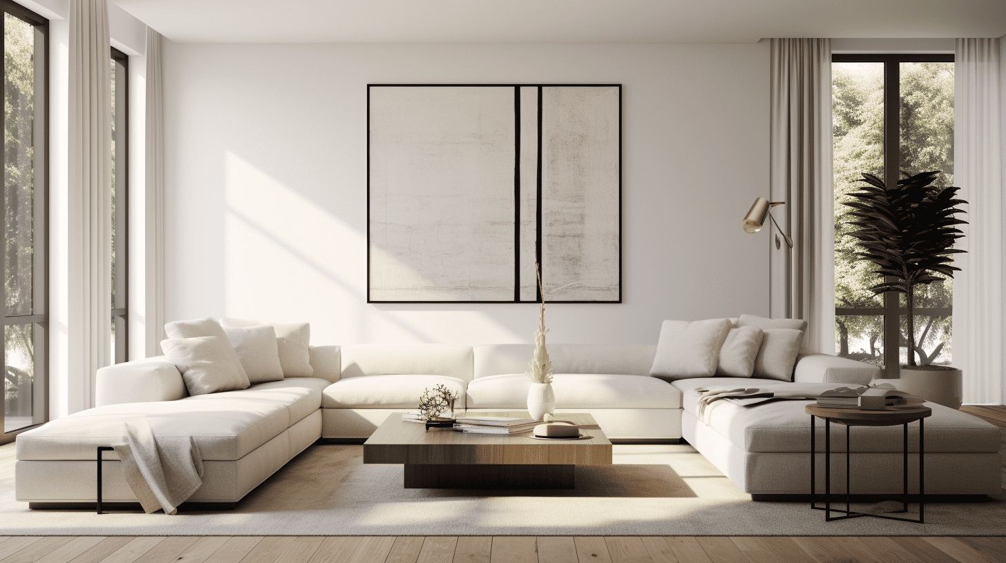 Modern minimalist furniture