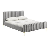 TOV Furniture Modern Angela Grey Bed in Full - TOV-B68160