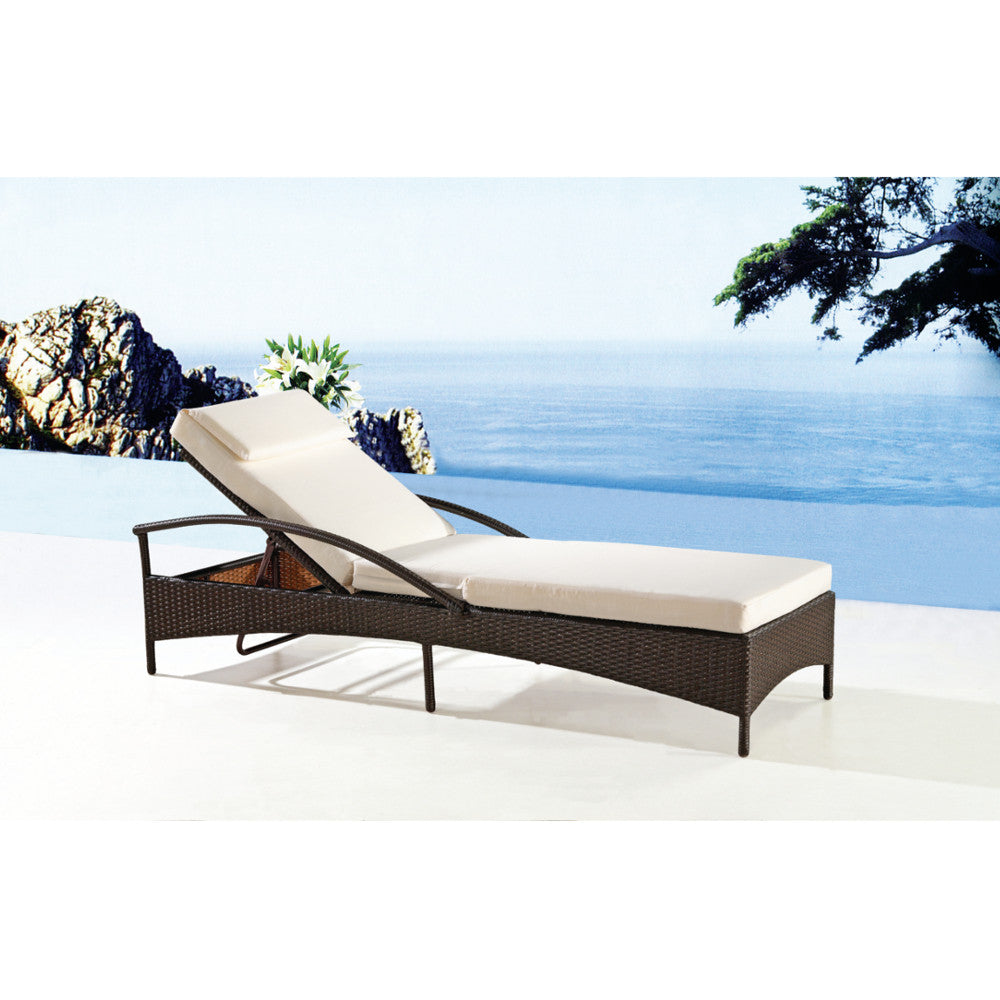 Finemod Imports Modern Sun Outdoor Chaise Lounge FMI10038-Minimal & Modern