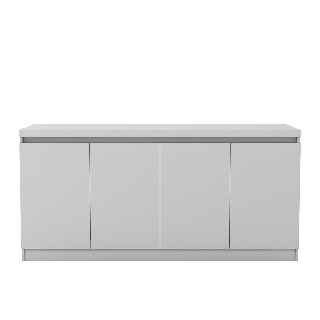 Manhattan Comfort Viennese 62.99 in. 6- Shelf Buffet Cabinet in White GlossManhattan Comfort-Sideboard- - 1