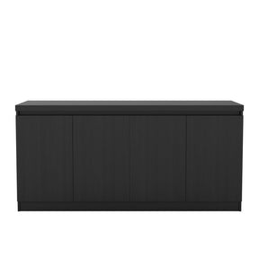 Manhattan Comfort Viennese 62.99 in. 6- Shelf Buffet Cabinet in Black MatteManhattan Comfort-Sideboard- - 1