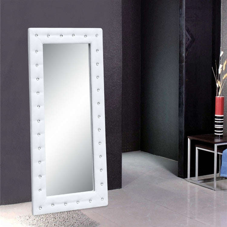 Finemod Imports Modern Tufted Mirror 46" FMI10073-Minimal & Modern