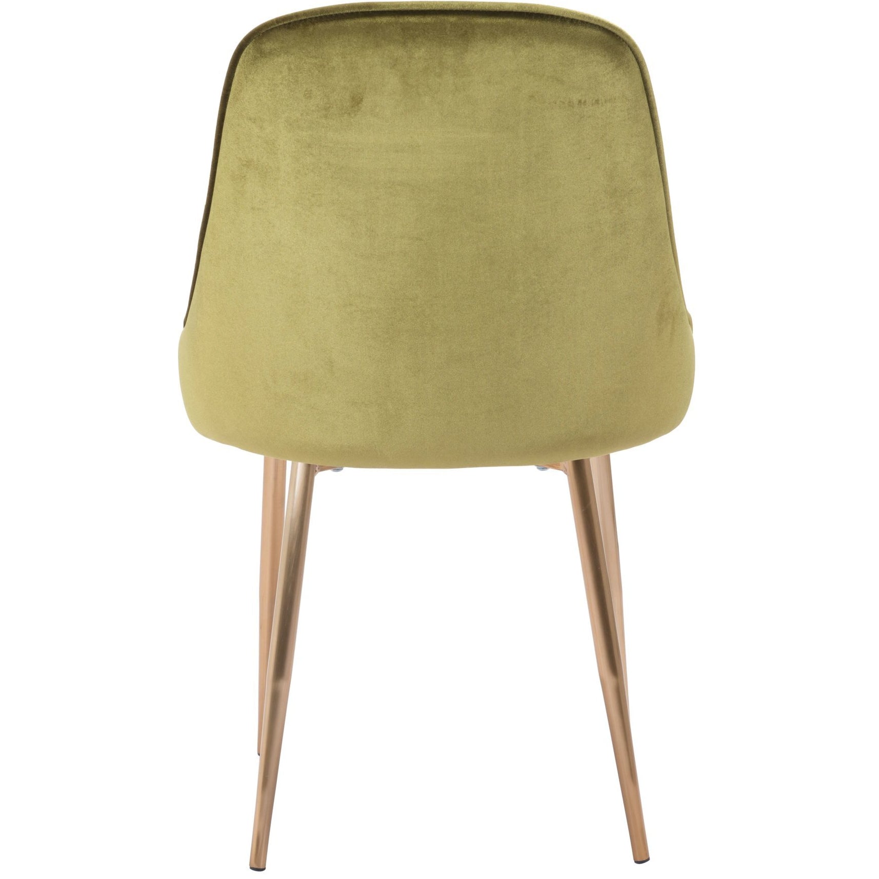 Zuo Modern Merritt Dining Chair Green Velvet - 100840-Dining Chairs-Zuo Modern-Minimal And Modern Canada