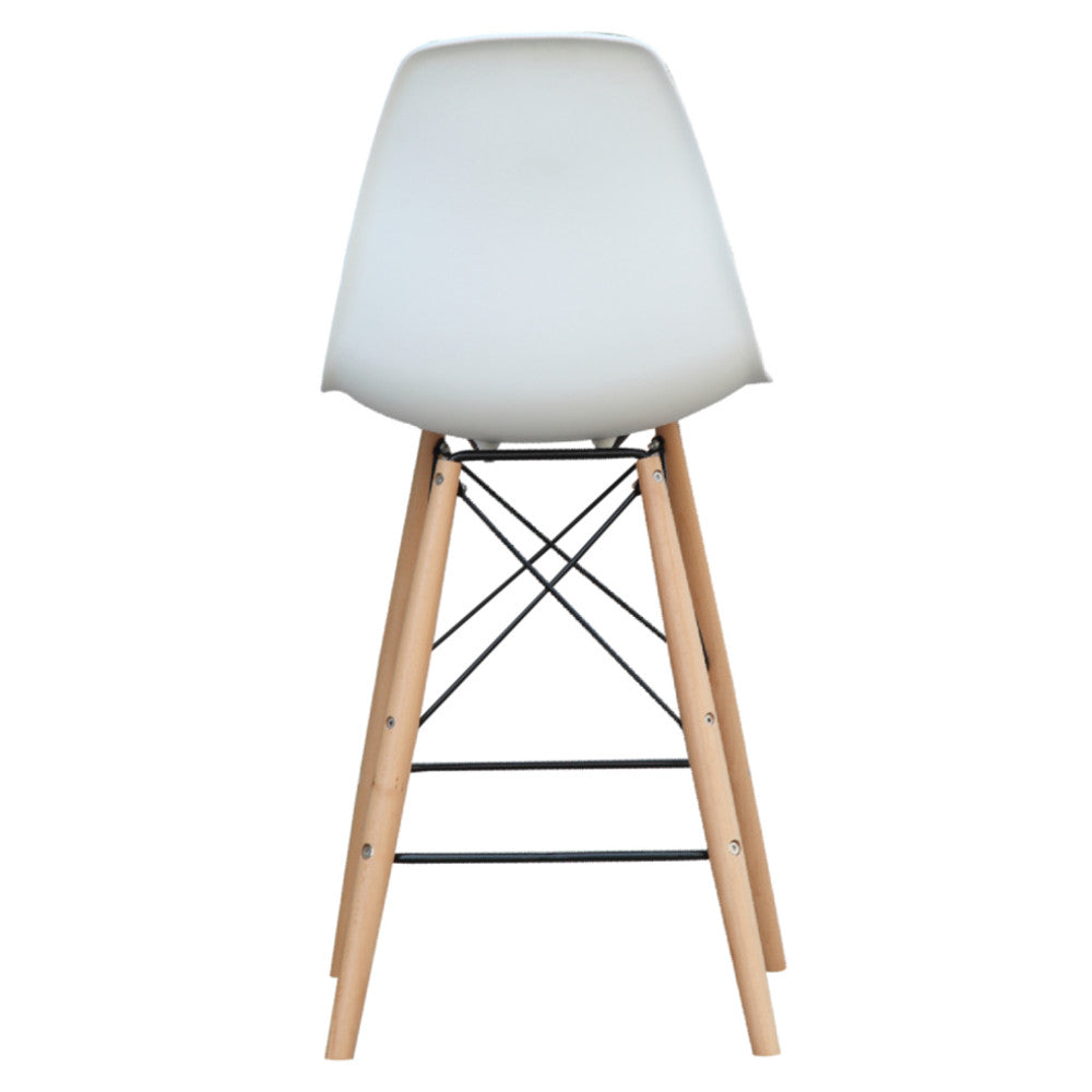 Finemod Imports Modern Woodleg Counter Chair FMI10110-25-white-Minimal & Modern