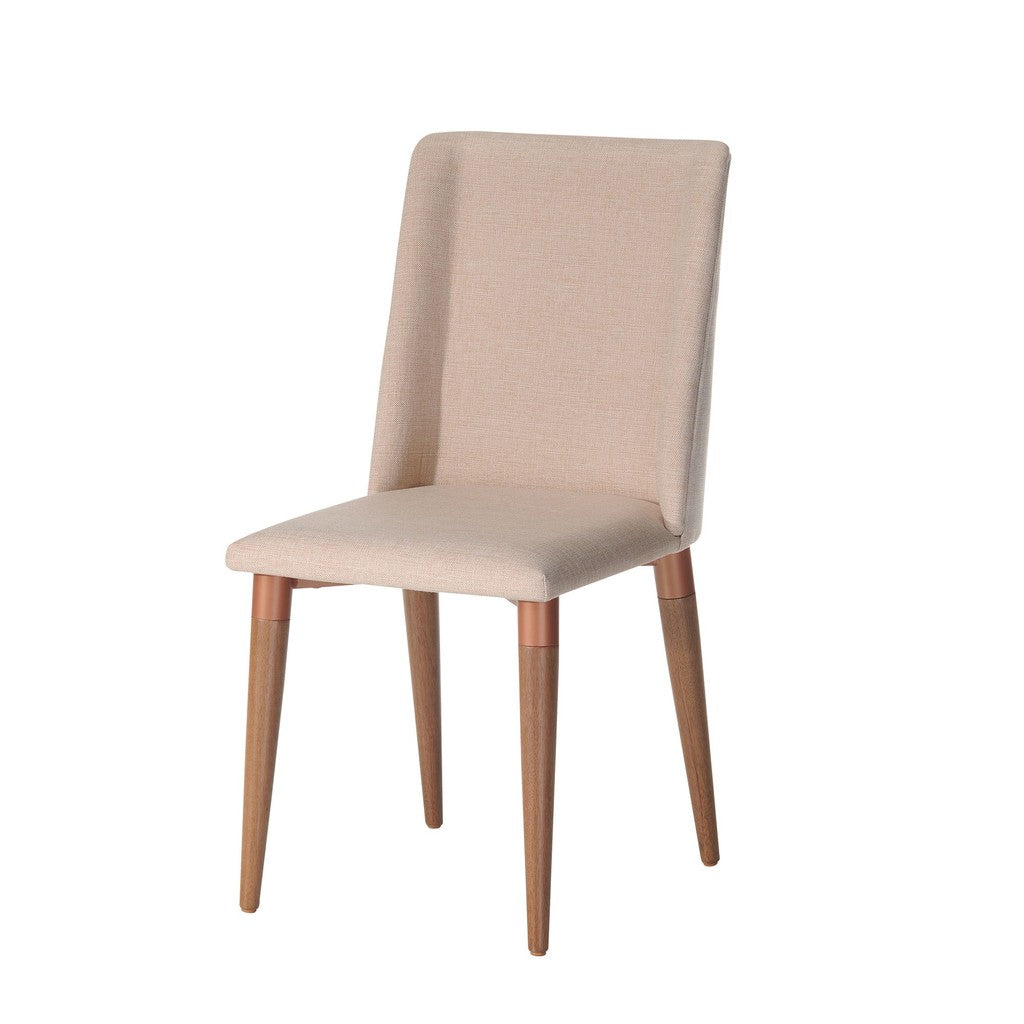 Manhattan Comfort Tampa Dining Chair with Back Handle Design in Dark BeigeManhattan Comfort-Dining Chair- - 1