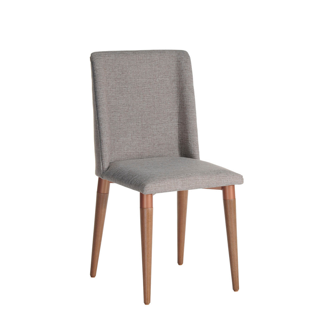 Manhattan Comfort Tampa Dining Chair with Back Handle Design  in Grey Manhattan Comfort-Dining Chair- - 1