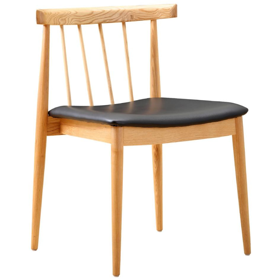 Finemod Imports Modern Thin Dining Side Chair FMI10188-black-Minimal & Modern