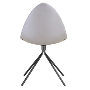 Finemod Imports Modern Tripod Dining Chair FMI10194-white-Minimal & Modern