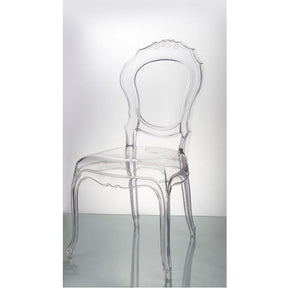 Finemod Imports Modern Traditional Dining Chair FMI10201-clear-Minimal & Modern