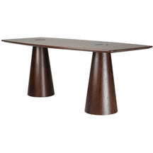 Finemod Imports Modern Orchad Dining Table FMI10223-walnut-Minimal & Modern