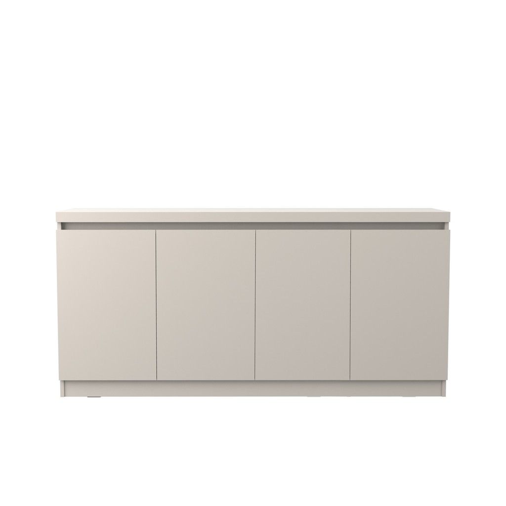Manhattan Comfort Viennese 62.99 in. 6- Shelf Buffet Cabinet in Off WhiteManhattan Comfort-Sideboard- - 1