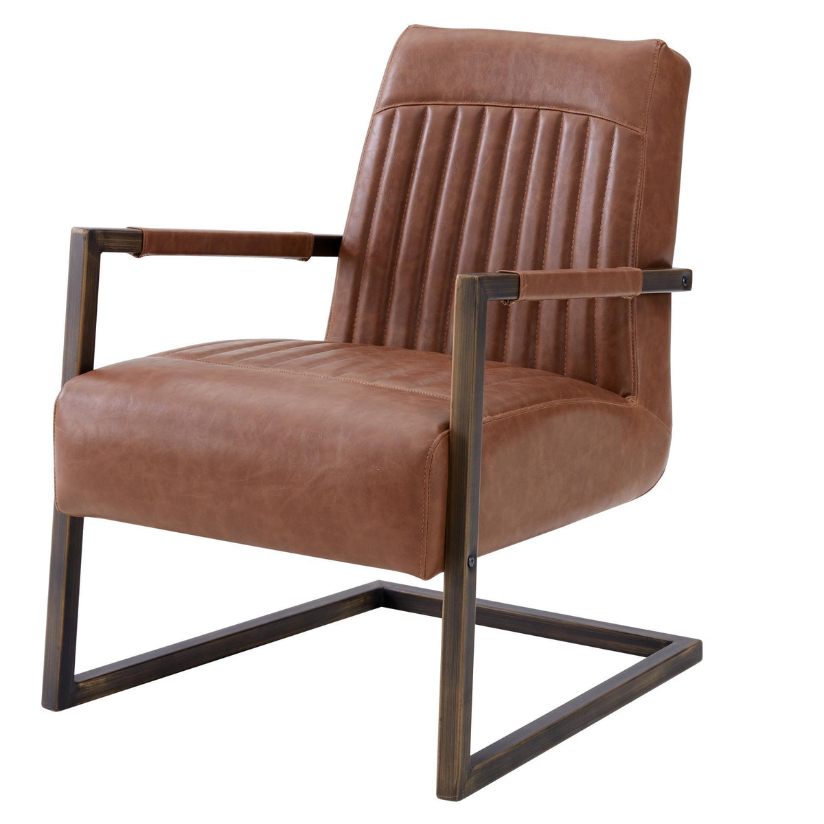 Jonah PU Arm Chair by New Pacific Direct - 1060006