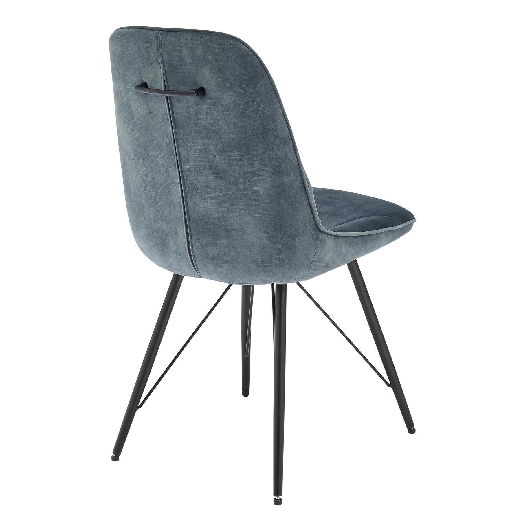 Pablo Velvet Fabric Dining Side Chair (Set of 2) by New Pacific Direct - 1060021