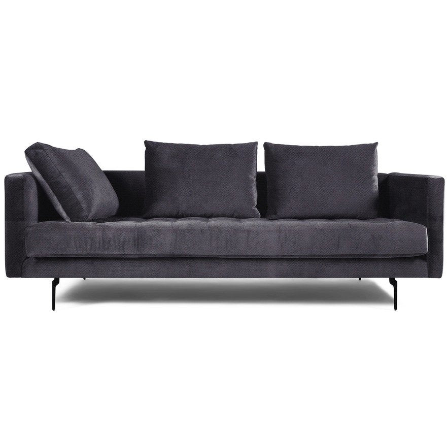 Manhattan Comfort  Granville 3-Seat Purple Velvet  SofaManhattan Comfort-Sofas- - 1