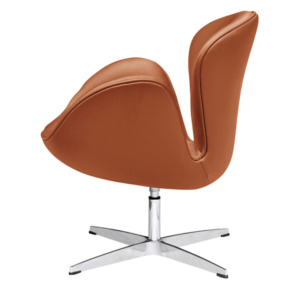Finemod Imports Modern Swan Chair Leather FMI1144-Minimal & Modern