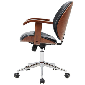 Samuel PU Bamboo Office Chair w/ Armrest by New Pacific Direct - 1160030
