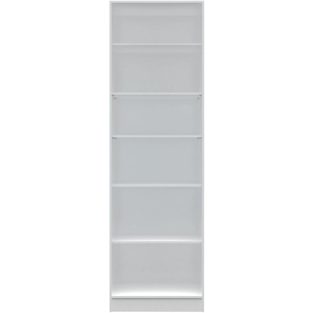 Manhattan Comfort Chelsea 2.0- 27.55 inch Wide 6-Shelf Closet in White-Minimal & Modern