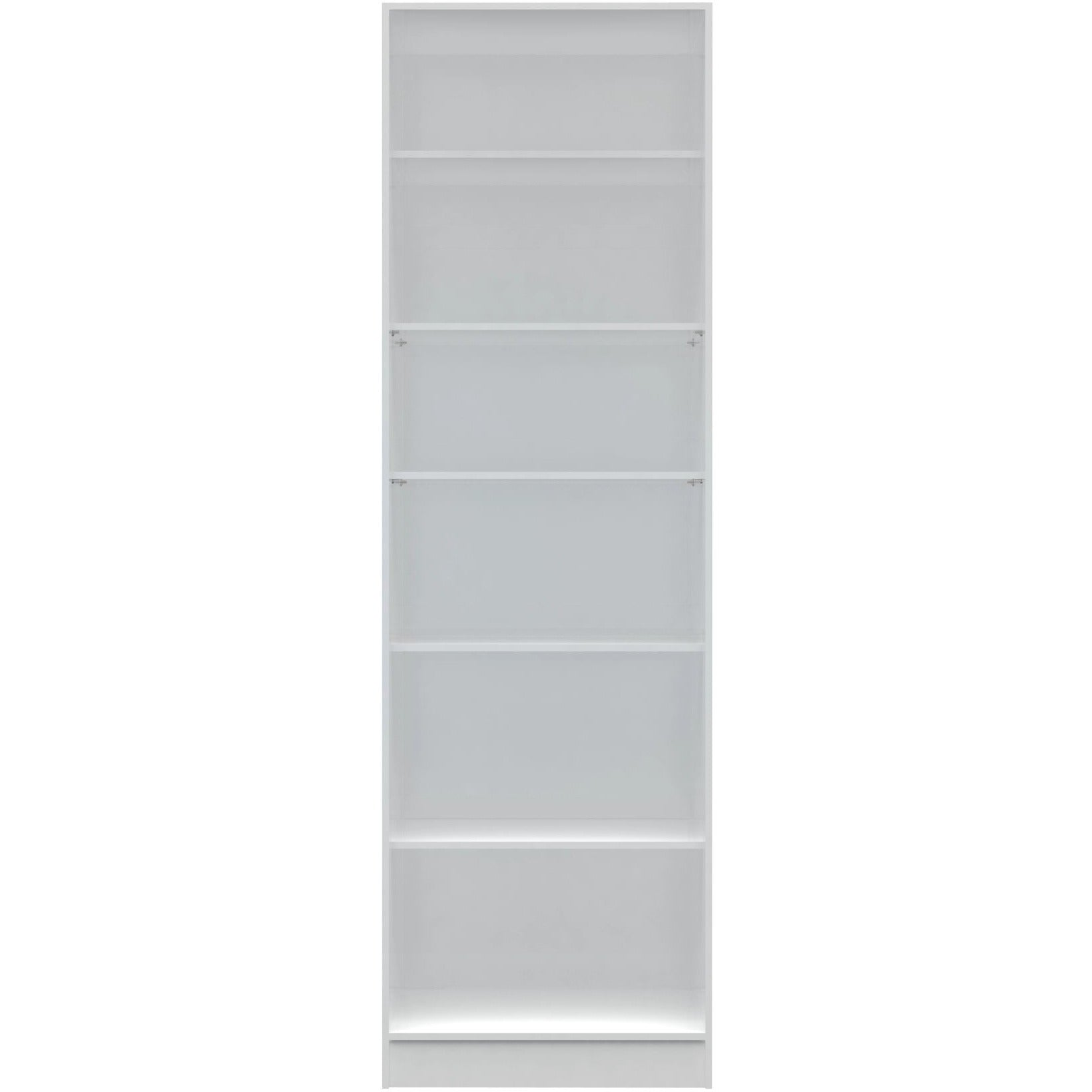 Manhattan Comfort Chelsea 2.0- 27.55 inch Wide 6-Shelf Closet in White-Minimal & Modern