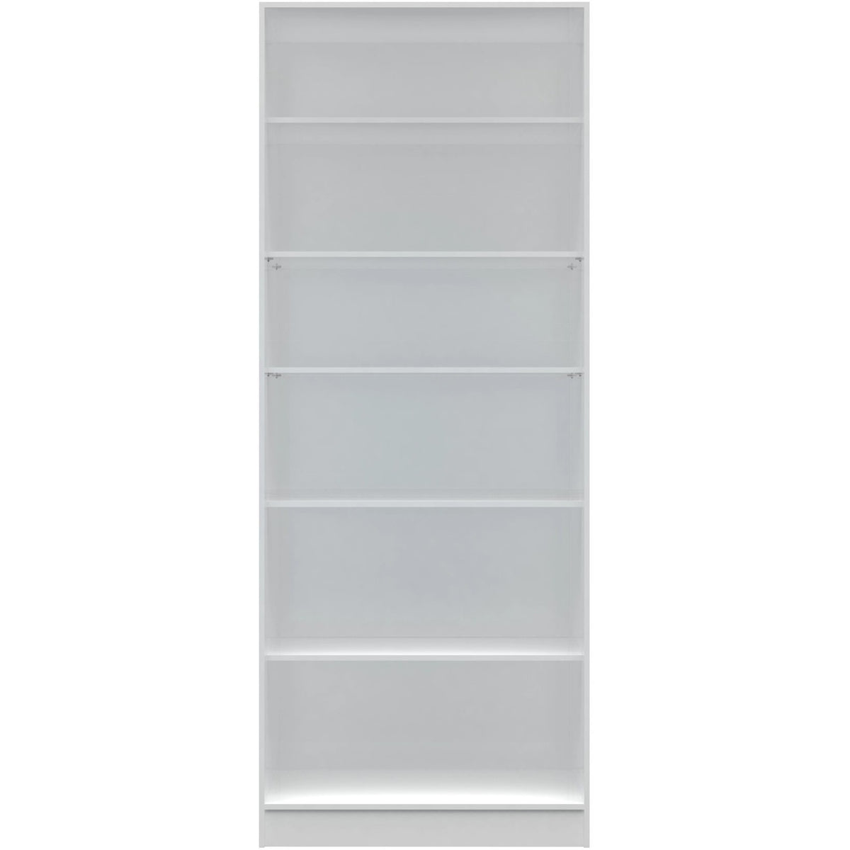 Manhattan Comfort Chelsea 3.0 - 35.43 inch Wide 6-Shelf Closet in White-Minimal & Modern