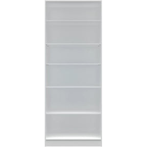 Manhattan Comfort Chelsea 3.0 - 35.43 inch Wide 6-Shelf Closet in White-Minimal & Modern