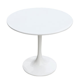 Finemod Imports Modern Flower End Side Table FMI1207-white-Minimal & Modern
