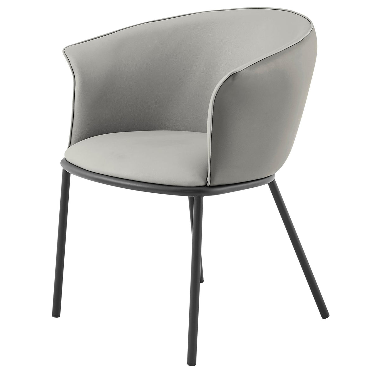 Seymor PU Dining Chair w/ Arms by New Pacific Direct - 1240009