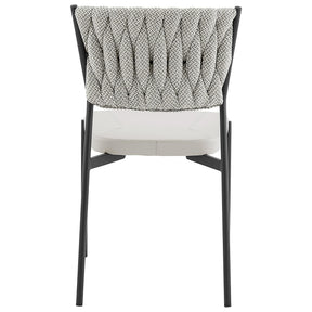 Leander Fabric/ PU Dining Chair (Set of 4) by New Pacific Direct - 1240012