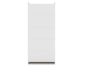 Manhattan Comfort Mulberry 2.0 Modern 3 Sectional Wardrobe Closet with 6 Drawers - Set of 3 in White