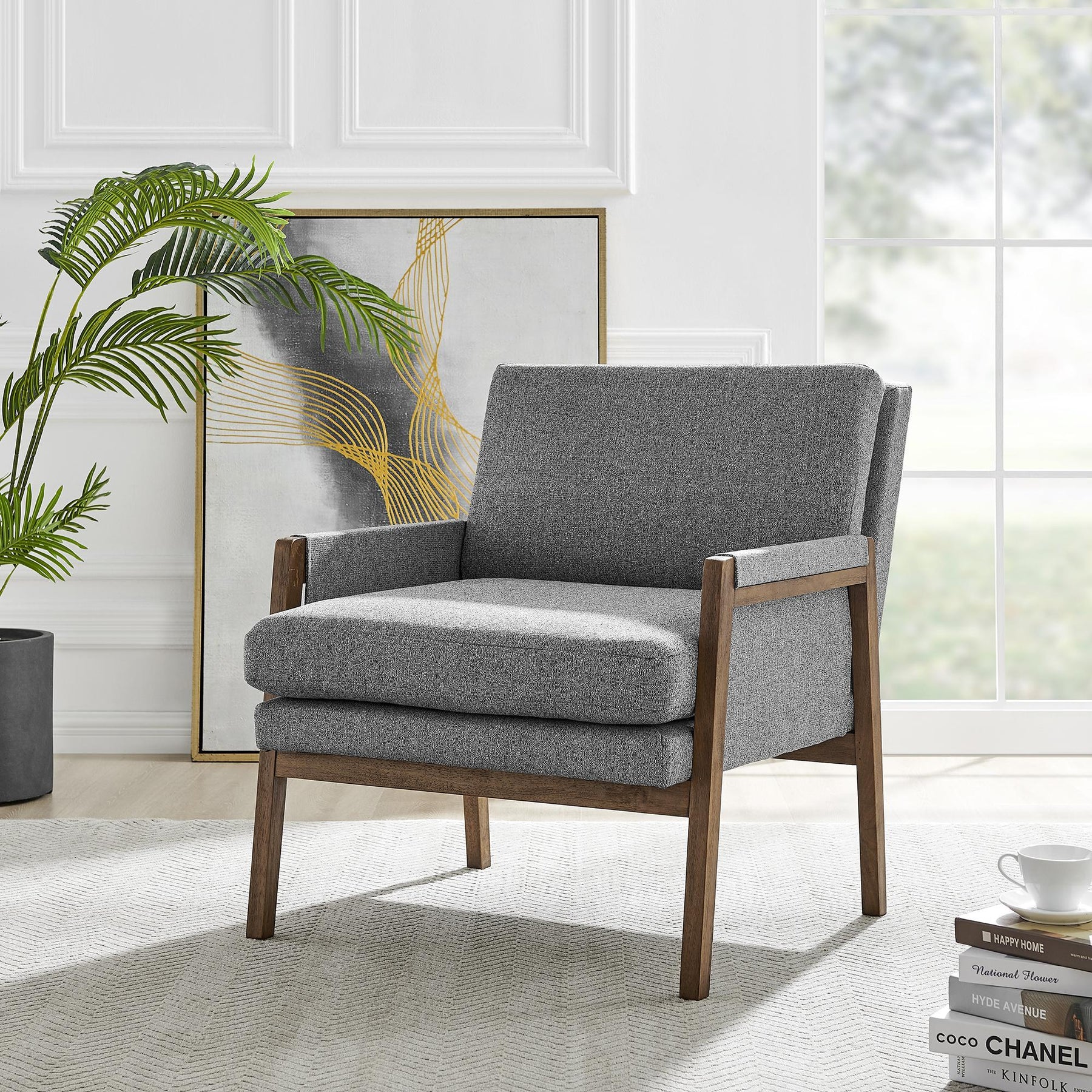 Colton PU Accent Arm Chair by New Pacific Direct - 1250036