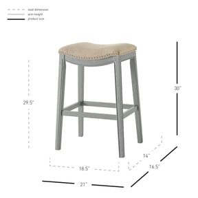 Grover Fabric Bar Stool by New Pacific Direct - 1330004-389