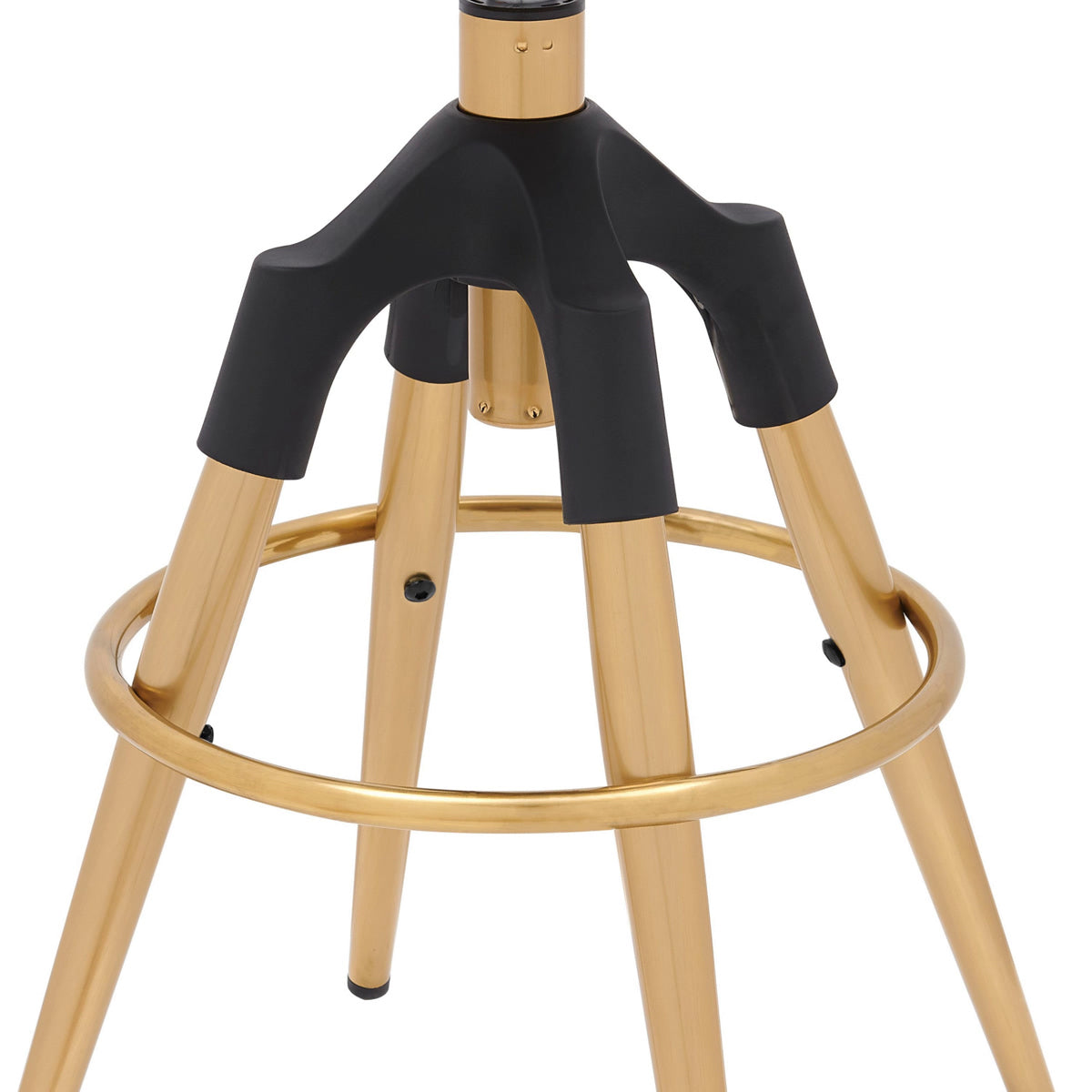 Elton Metal Swivel Backless Stool - Set of 2 by New Pacific Direct - 1350002-G