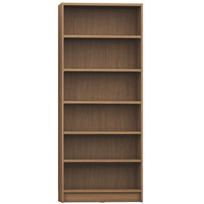 Manhattan Comfort Greenwich 6-Shelf Wide Trente 1.0 Bookcase in Maple Cream-Minimal & Modern