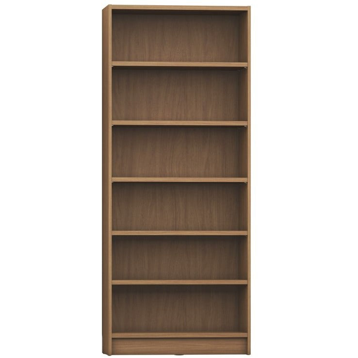 Manhattan Comfort Greenwich 6-Shelf Wide Trente 1.0 Bookcase in Maple Cream-Minimal & Modern