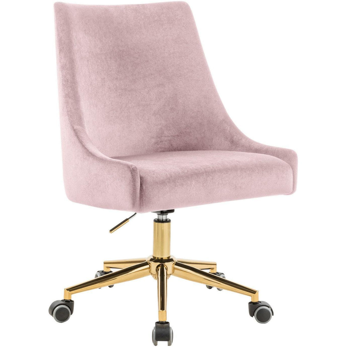 Meridian Furniture Karina Pink Velvet Office ChairMeridian Furniture - Office Chair - Minimal And Modern - 1