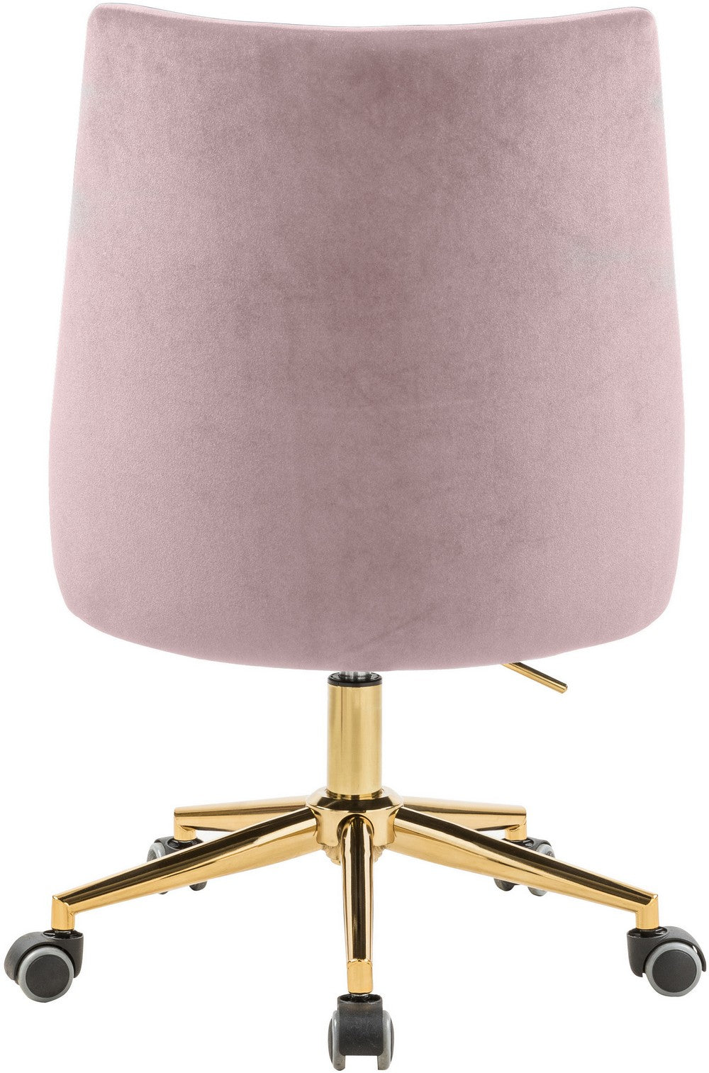 Meridian Furniture Karina Pink Velvet Office Chair