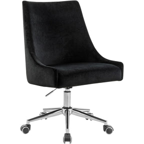 Meridian Furniture Karina Black Velvet Office ChairMeridian Furniture - Office Chair - Minimal And Modern - 1