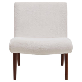 Alexis Faux Fur Fabric Chair by New Pacific Direct - 1900134